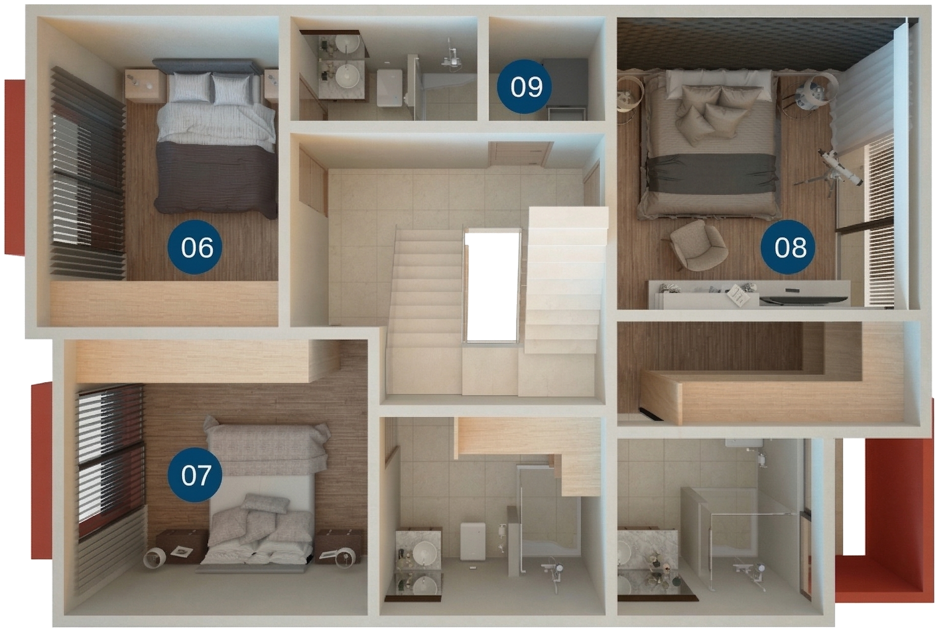 Planta alta — Modelo 1